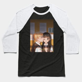 Aesthetic anime girl and boy Baseball T-Shirt